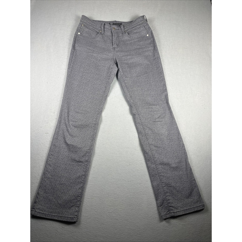 Levis 505 Straight Leg Jeans Womens‎ 27x32 Gray Patterned Mid Rise Classic Fit